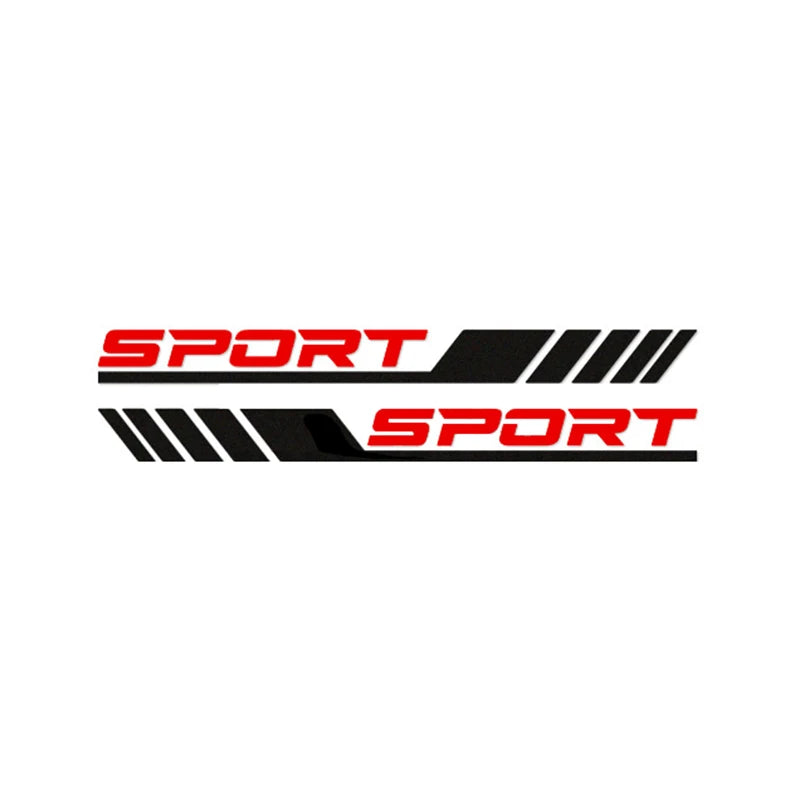 1 Pair Car Door Side Sport Sticker Reflective