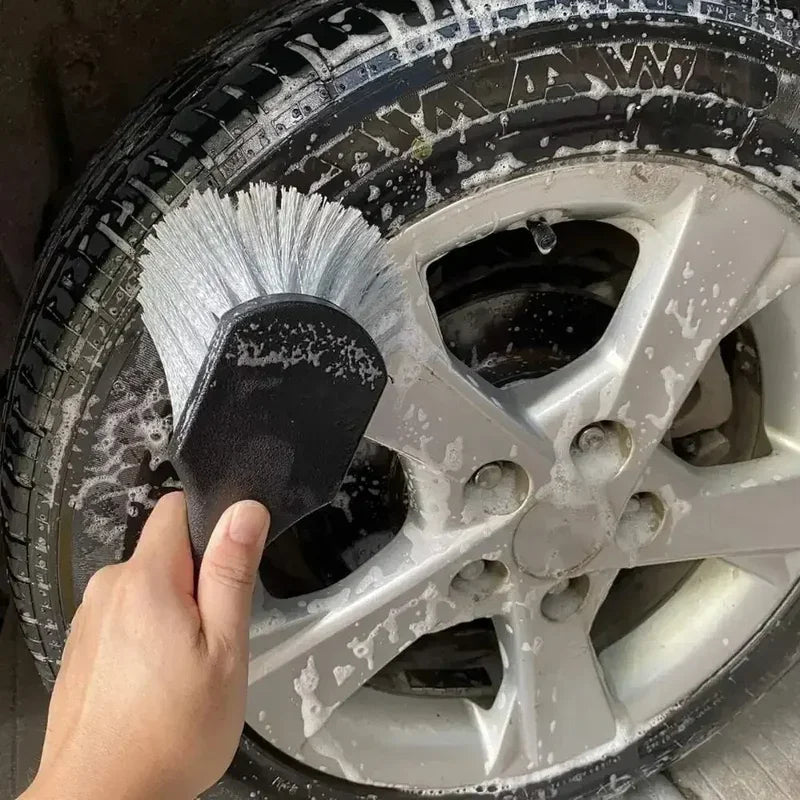 Car Wheel Cleaning Brush Detail Brush Short Handle
