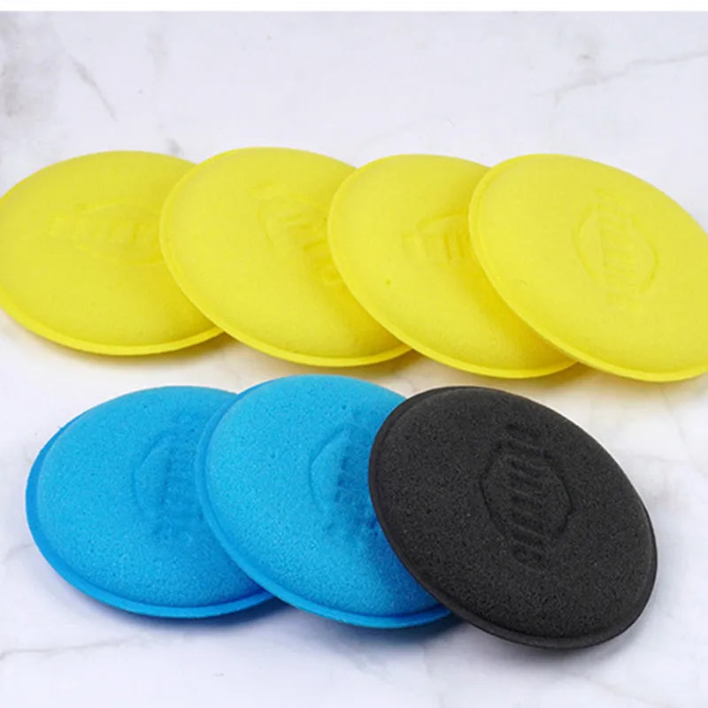 12Pcs Car Foam Sponge Wax Applicator Cleaning Detailing Pads Car Waxing Polishing Pad