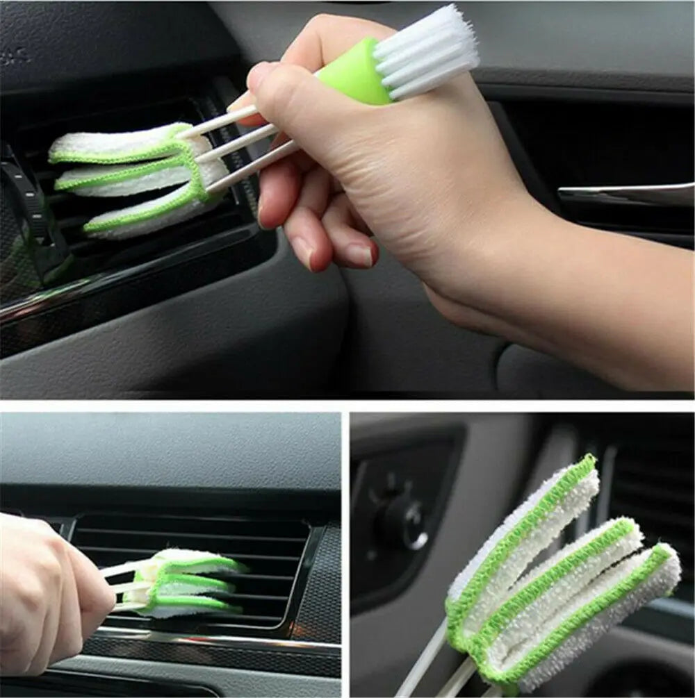 Car Cleaning Brush Air Conditioner Vent Cleaner Detailing Dust Removal Blinds Duster