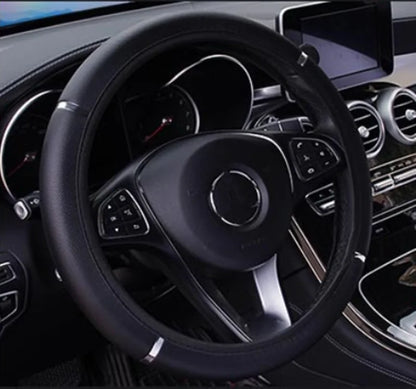 Anti Slip Auto Decoration PU Leather Steering Covers
