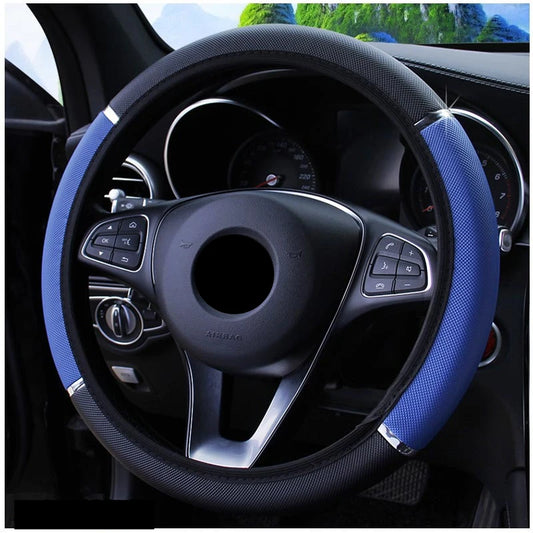 Anti Slip Auto Decoration PU Leather Steering Covers