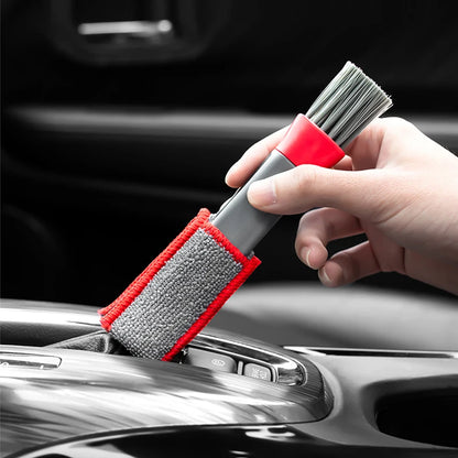 Dual-Head Car Vent Cleaning Brush – Precision Dust Tool
