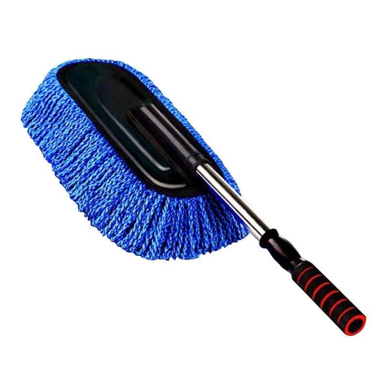 Fashion Car Retractable Wax Tow Microfiber Dust Cleaning Brush