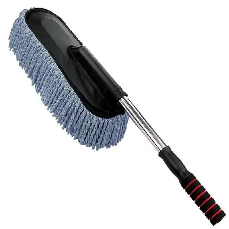 Fashion Car Retractable Wax Tow Microfiber Dust Cleaning Brush