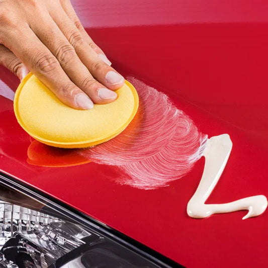 12Pcs Car Foam Sponge Wax Applicator Cleaning Detailing Pads Car Waxing Polishing Pad