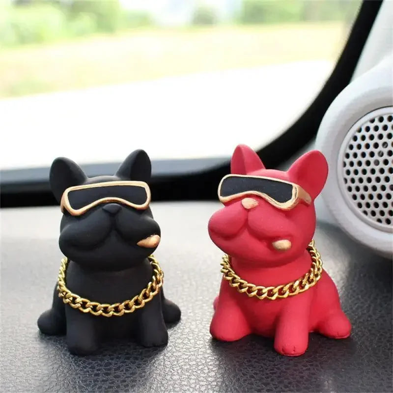 Wear-Resistant Bulldog Car Ornaments
