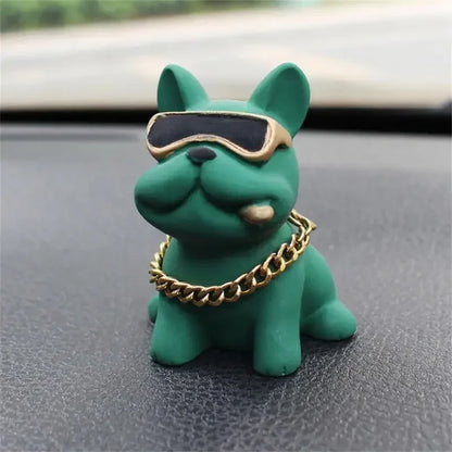 Wear-Resistant Bulldog Car Ornaments