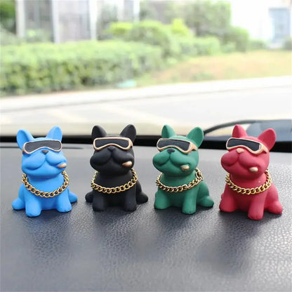 Wear-Resistant Bulldog Car Ornaments