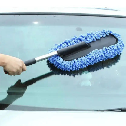 Fashion Car Retractable Wax Tow Microfiber Dust Cleaning Brush